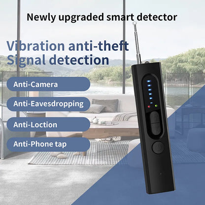 Full Range Camera Anti Spy Bug Listening Device GPS Tracker RF Wireless Signal Scanner For Home Office Travel